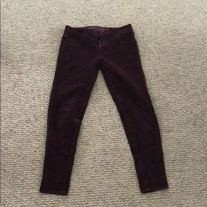 Maroon American eagle jegging super stretch